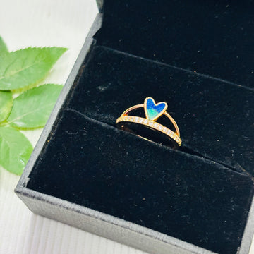Unique Enamel Stylish Stainless Steel Finger Rings - WWC Special Edition - D3