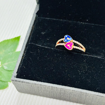 Unique Enamel Stylish Stainless Steel Finger Rings - WWC Special Edition - D10