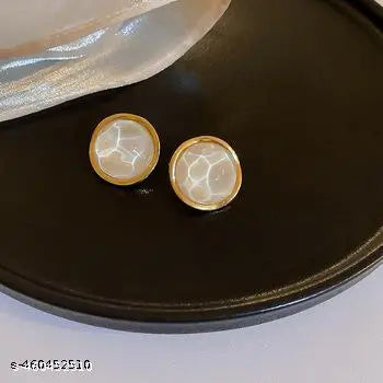 Gleaming Crystal Stud Earrings