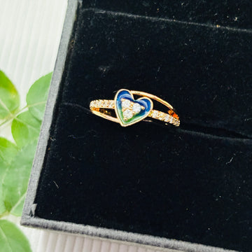 Unique Enamel Stylish Stainless Steel Finger Rings - WWC Special Edition - D17