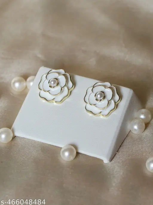 Elegant Layered Flower Earrings