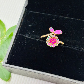 Unique Enamel Stylish Stainless Steel Finger Rings - WWC Special Edition - D11