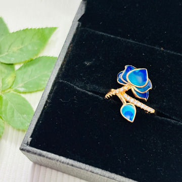 Unique Enamel Stylish Stainless Steel Finger Rings - WWC Special Edition - D8