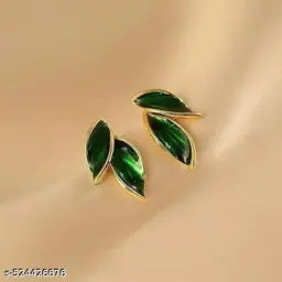 Elegant Leaf Stud Earrings