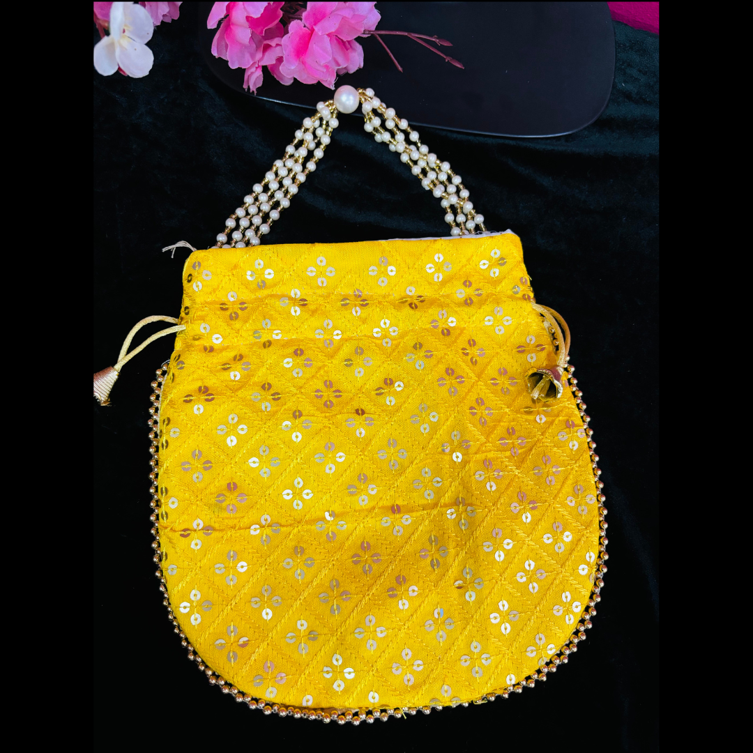 Cute Ethnic Potli Bags - Multicolored - D - 5