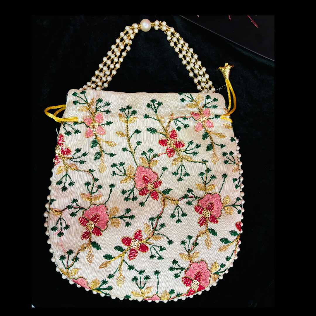 Cute Ethnic Potli Bags - Multicolored - D - 2