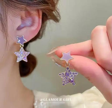 Twinkle Star Drop Earrings