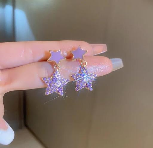 Twinkle Star Drop Earrings