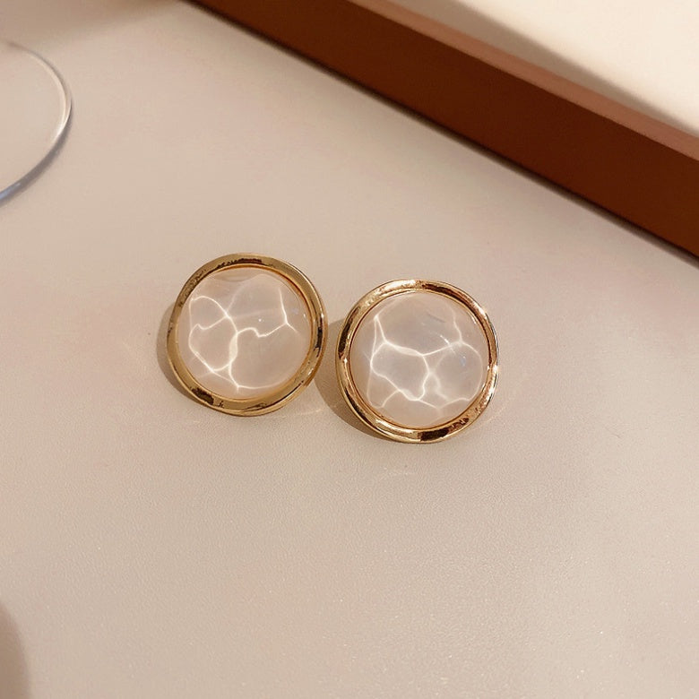Gleaming Crystal Stud Earrings