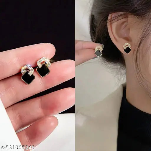 Chic Geo Stud Earrings