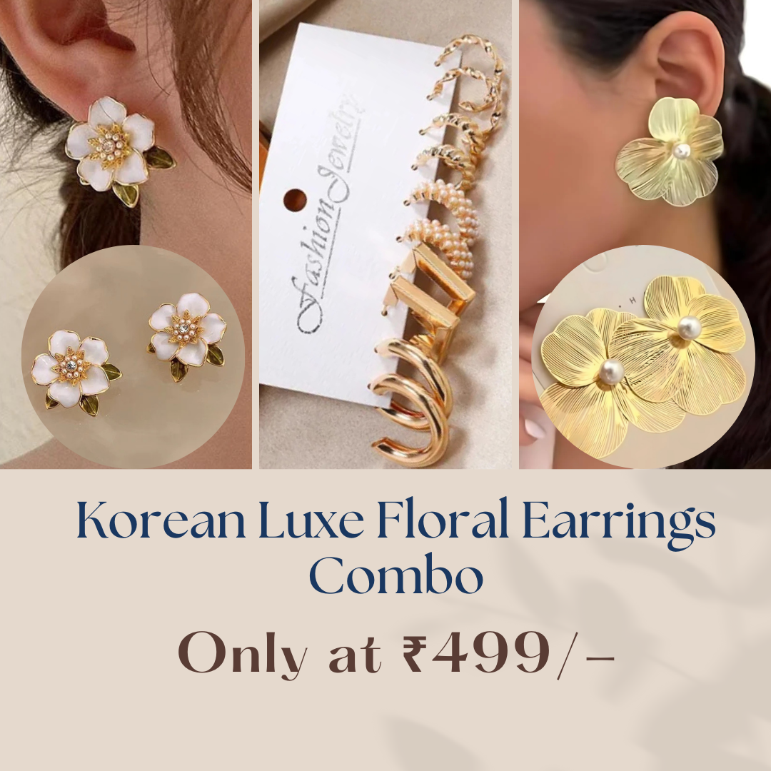 Korean Luxe 7 Set Earrings Combo