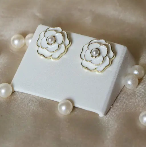 Elegant Layered Flower Earrings