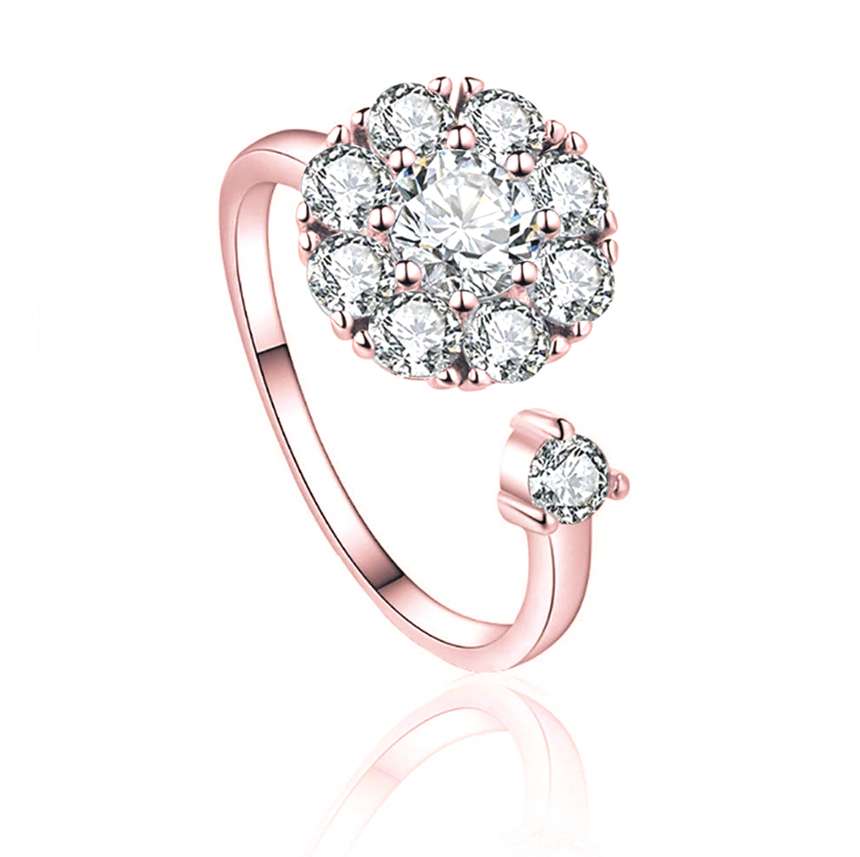 Premium Stainless Steel Spinning Unique Finger Ring