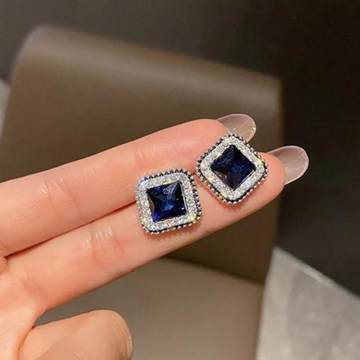 Royal Blue Luxe statement studs