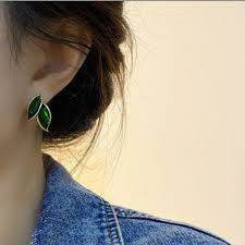 Elegant Leaf Stud Earrings